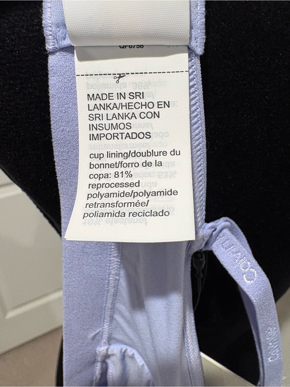 Calvin Klein Lavender Wireless Triangle Bralette Medium Light Lycra Body Form - Picture 12 of 12